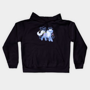 too cute to care Kids Hoodie